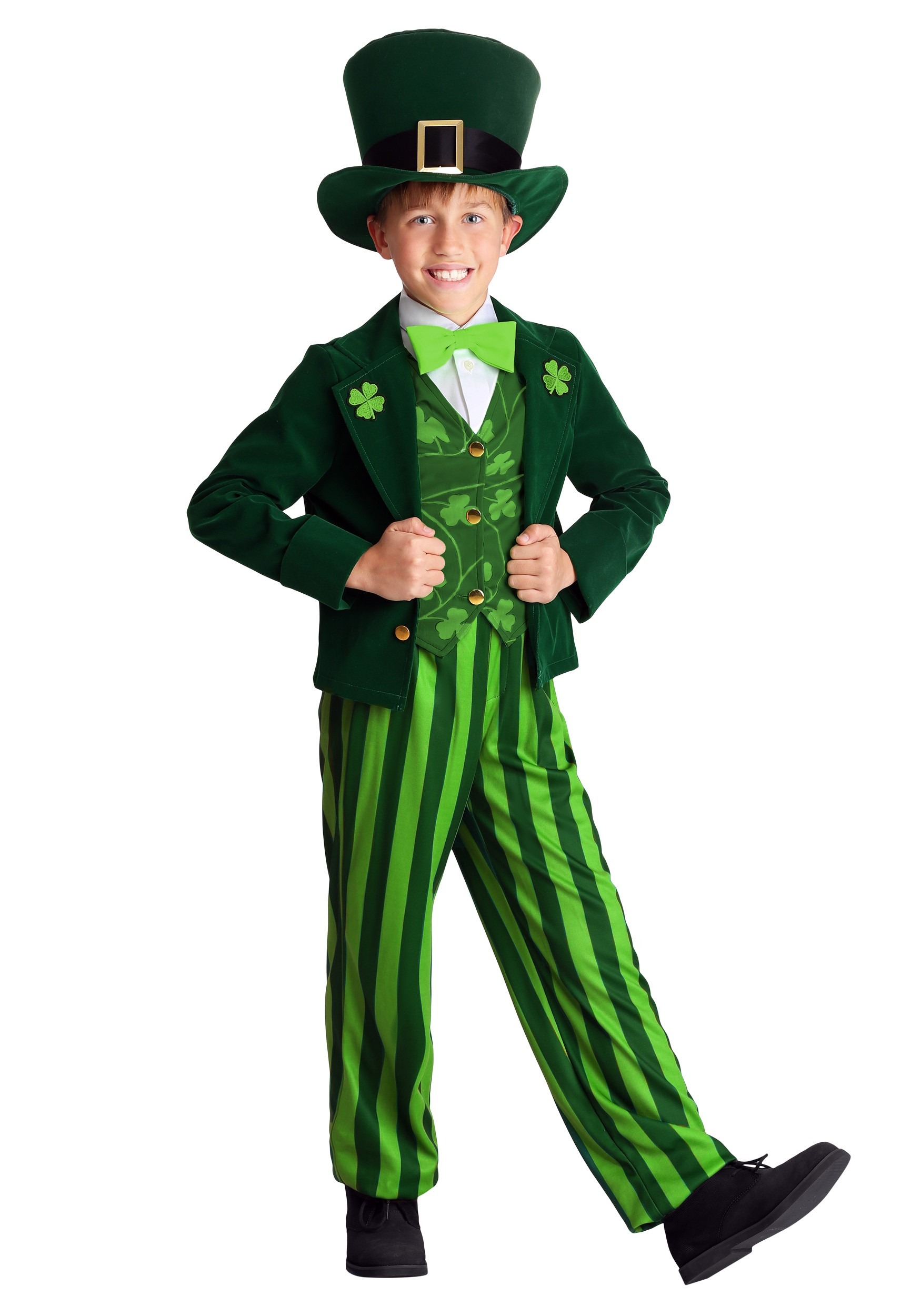 Photos - Fancy Dress FUN Costumes Leprechaun Costume for Kids Green FUN7194CH