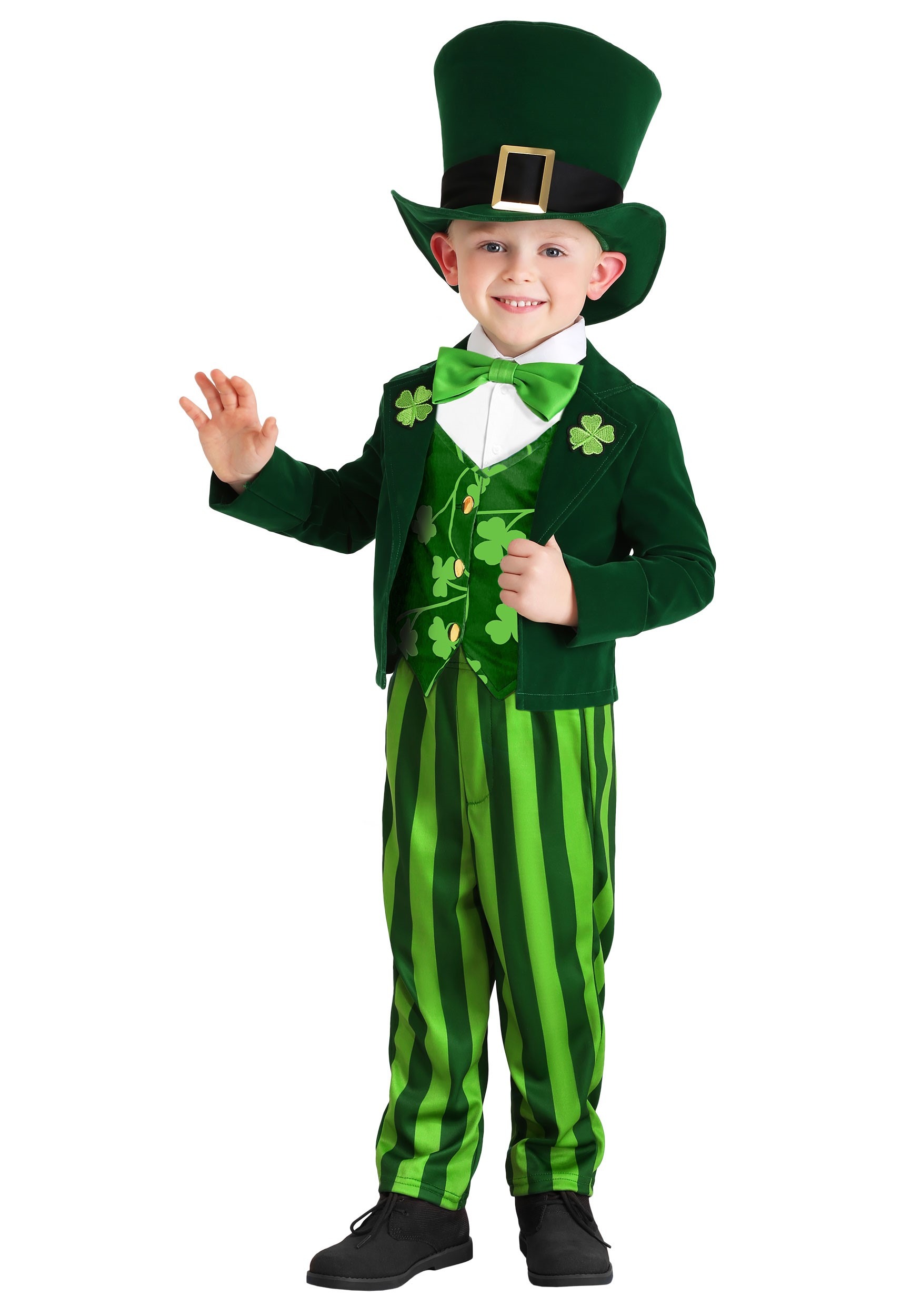 Photos - Fancy Dress FUN Costumes Leprechaun Costume for Toddlers Green FUN7194TD