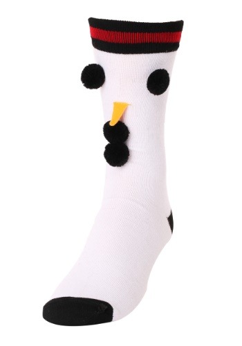 3d Novelty Snowman Crew Socks
