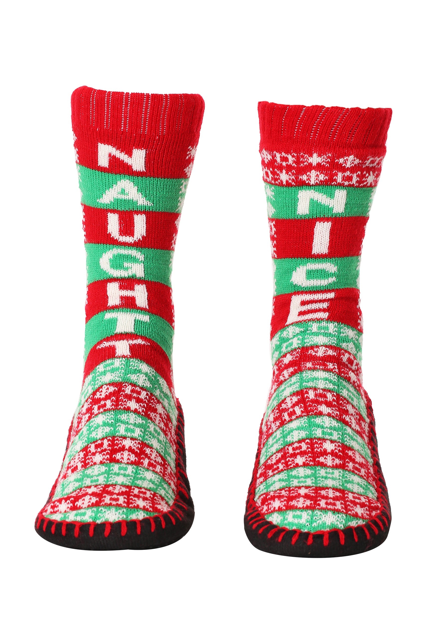 Nice Knit Christmas Slipper Socks