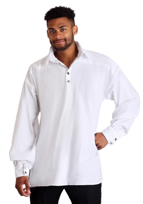 Mens White Renaissance Shirt Main Update