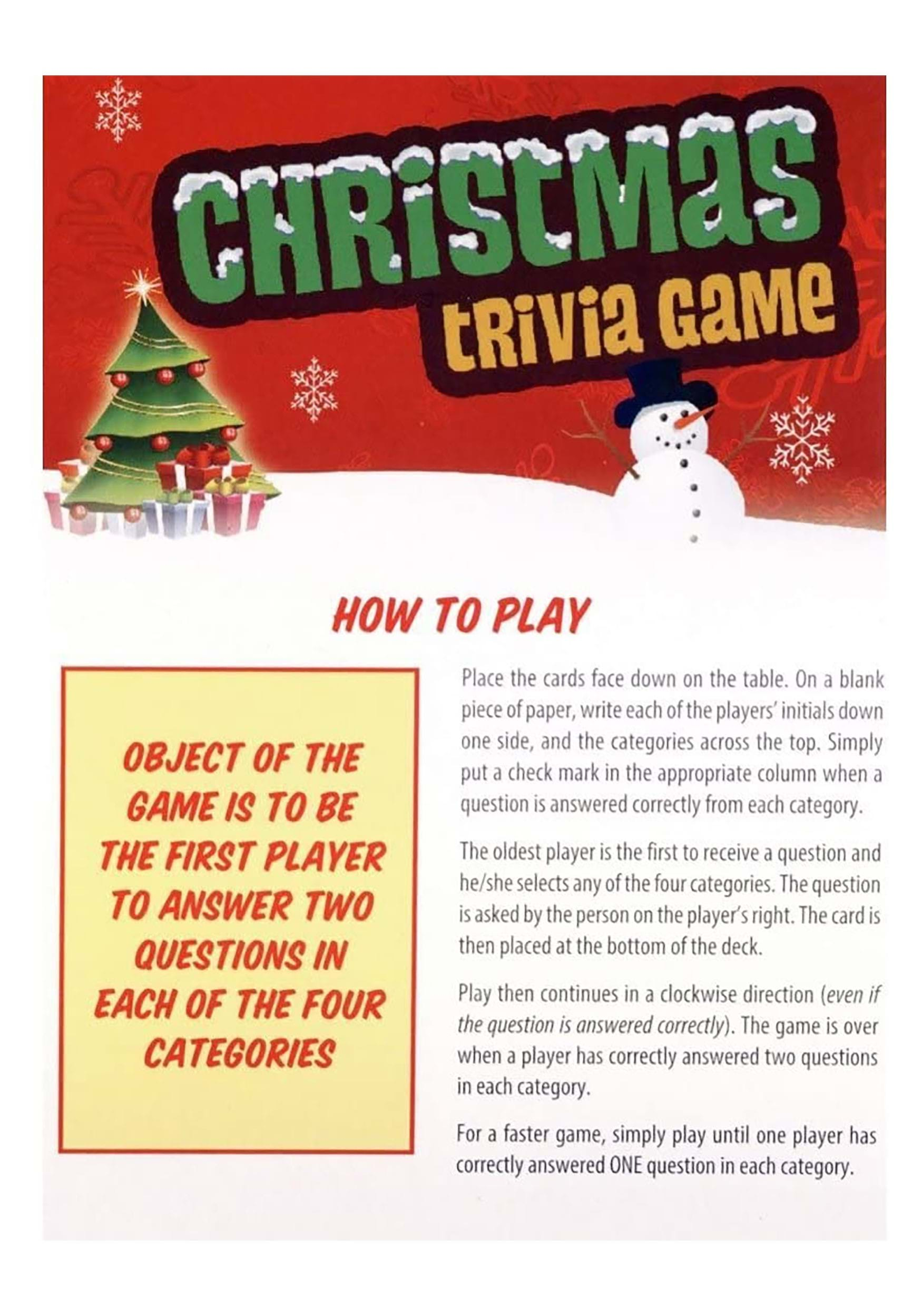 Christmas Trivia