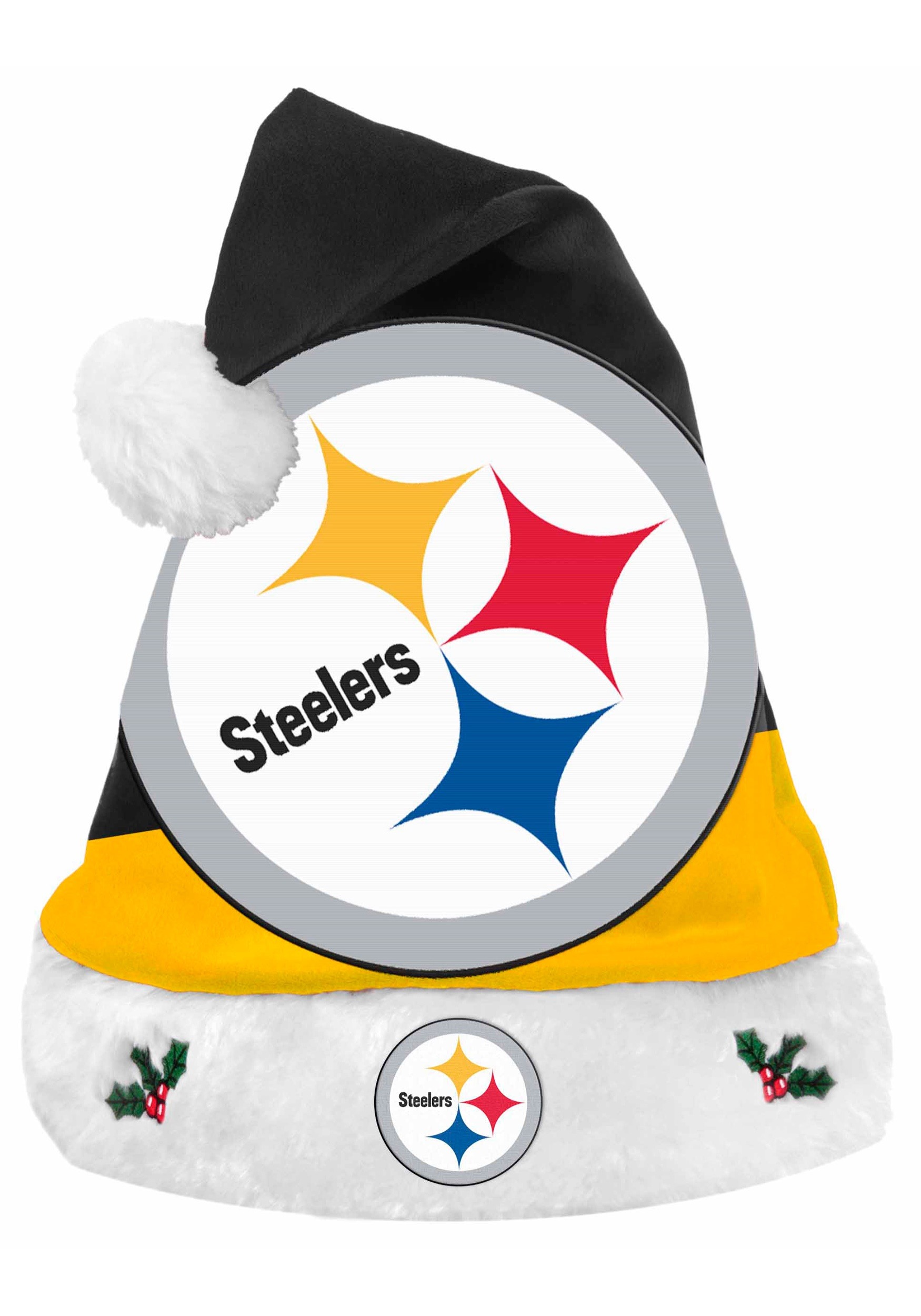 NFL Pittsburgh Steelers Santa Hat