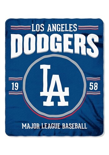 Los Angeles Dodgers Mlb Strength Fleece Throw
