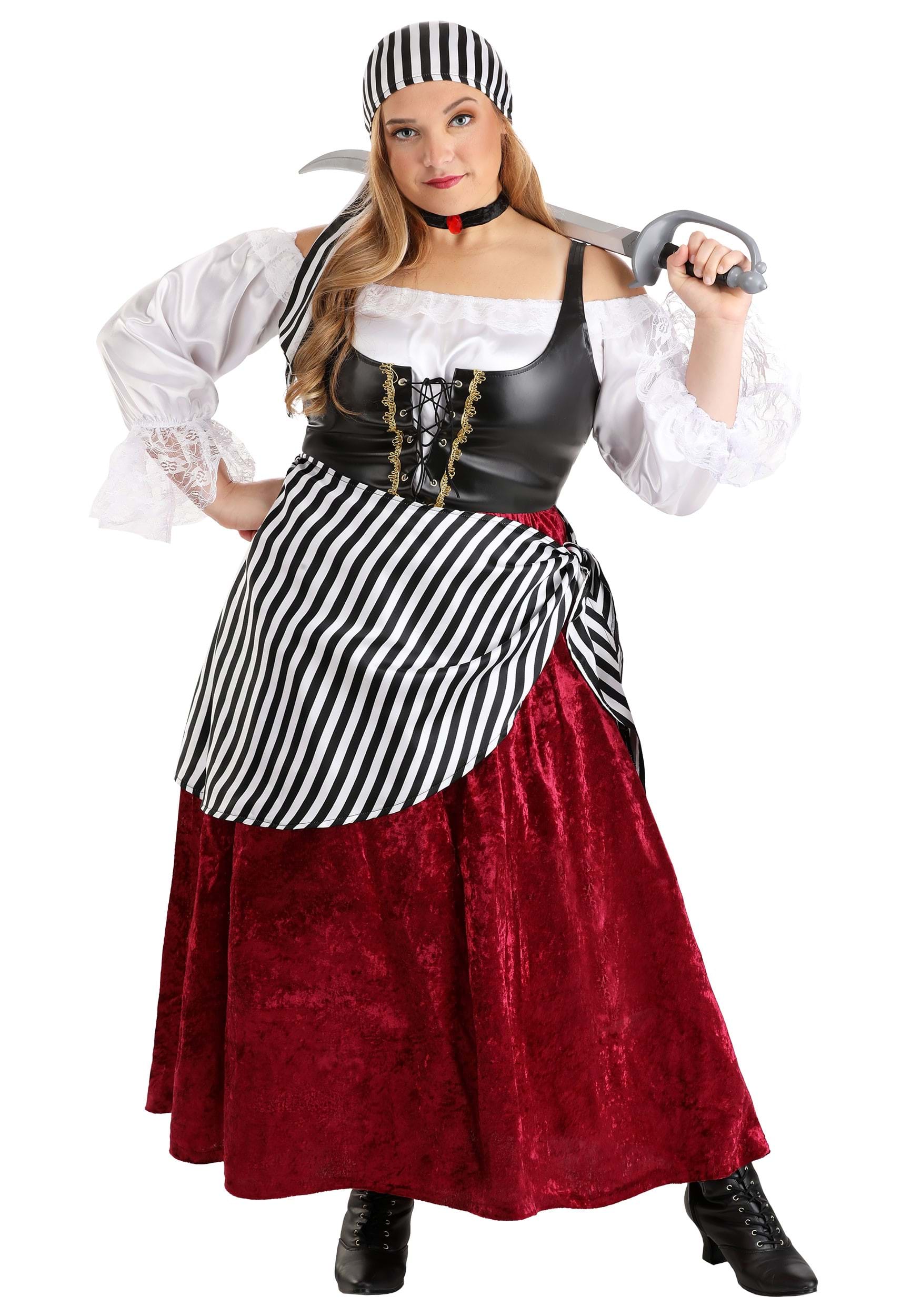Deluxe Feisty Pirate Wench Costume | Exclusive | Sea Maiden Costume