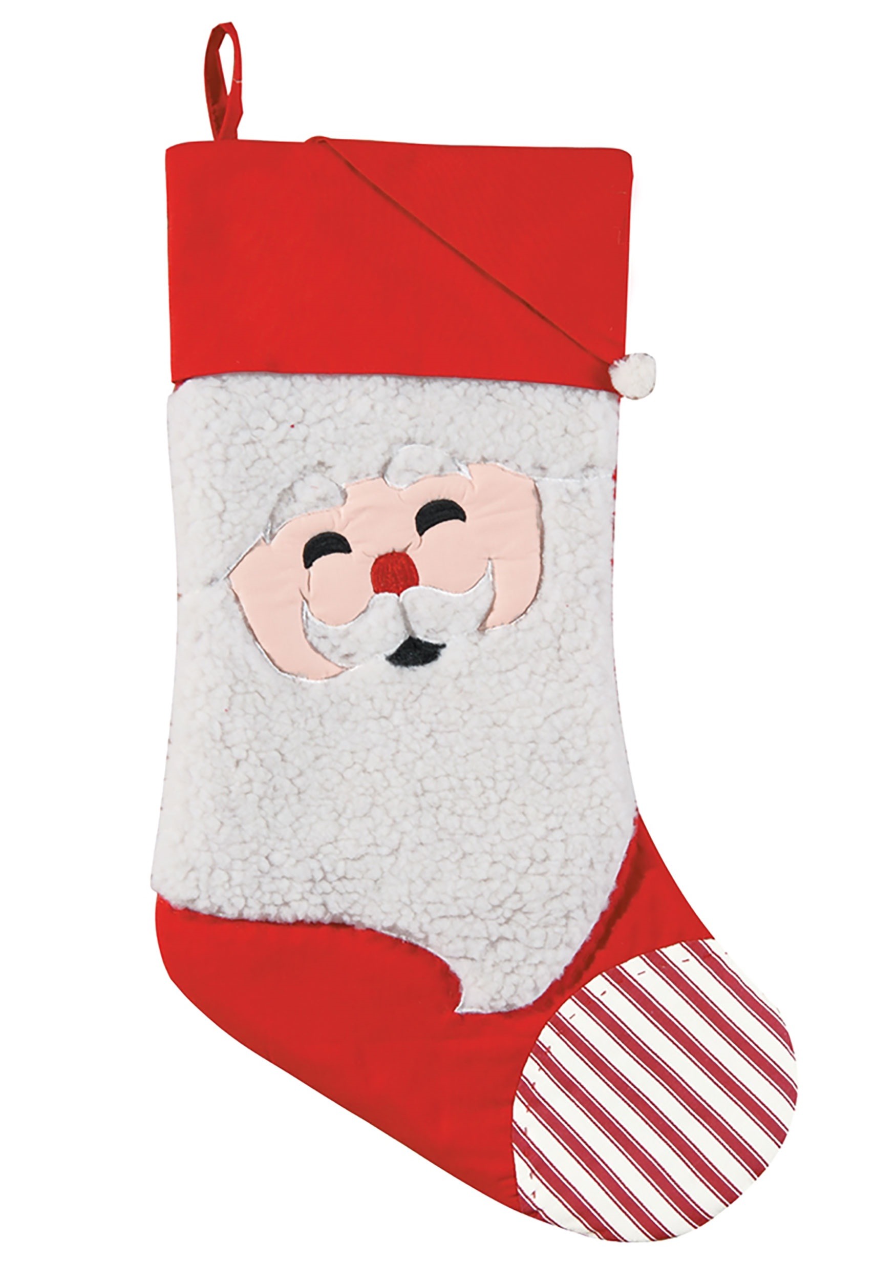 Santa Face Christmas Stocking