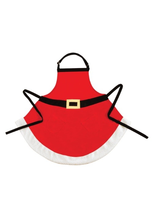 Child Mrs Claus Velvet Apron