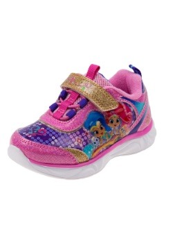 Shimmer and Shine Girls Light Pink Light Up Sneakers