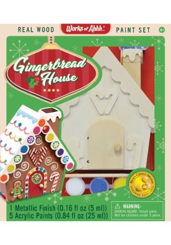 Masterpieces Works Of Ahhh Gingerbread House Paint Set