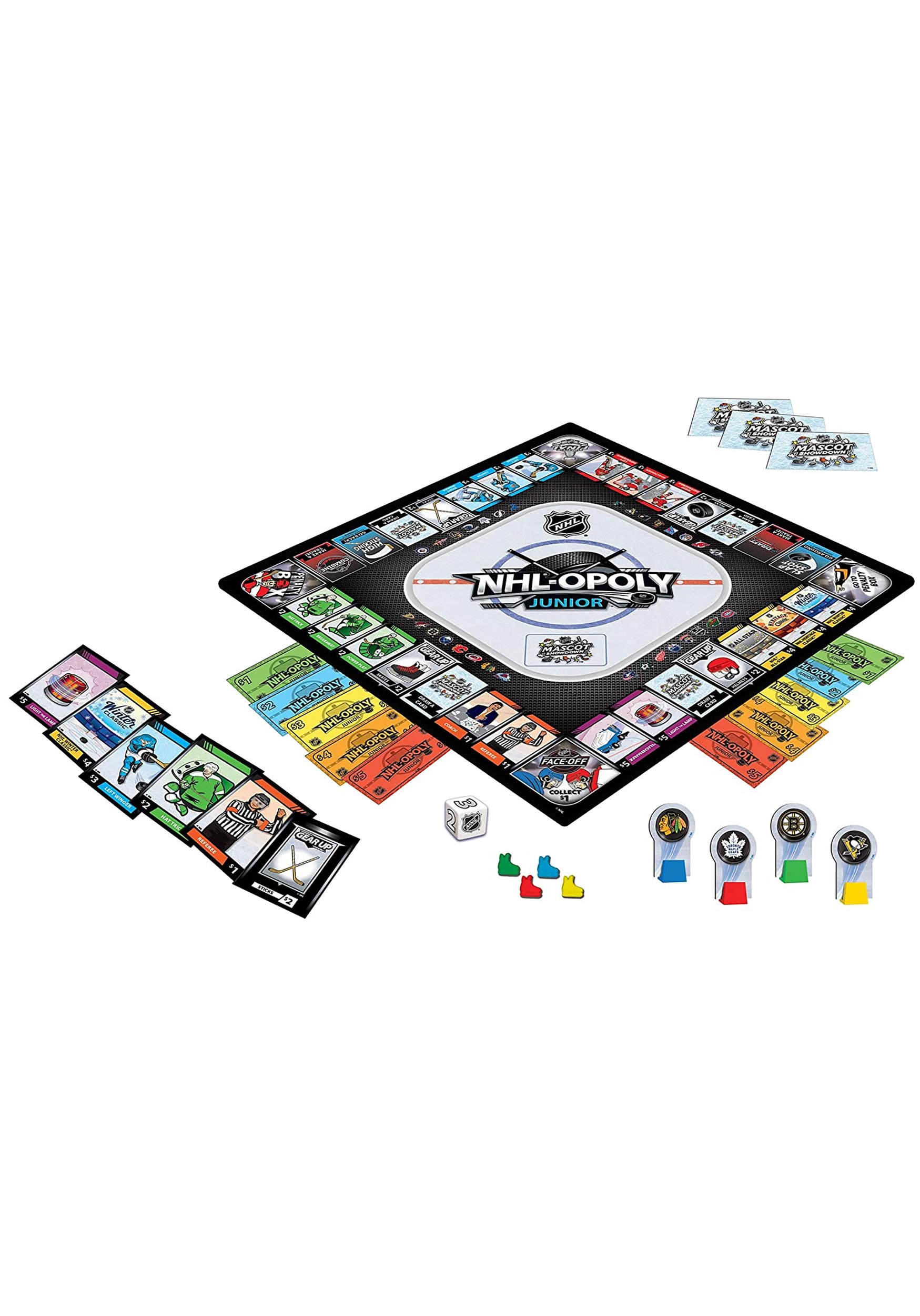 National Hockey League Monopoly  Monopoly, Monopoly board, Monopoly game