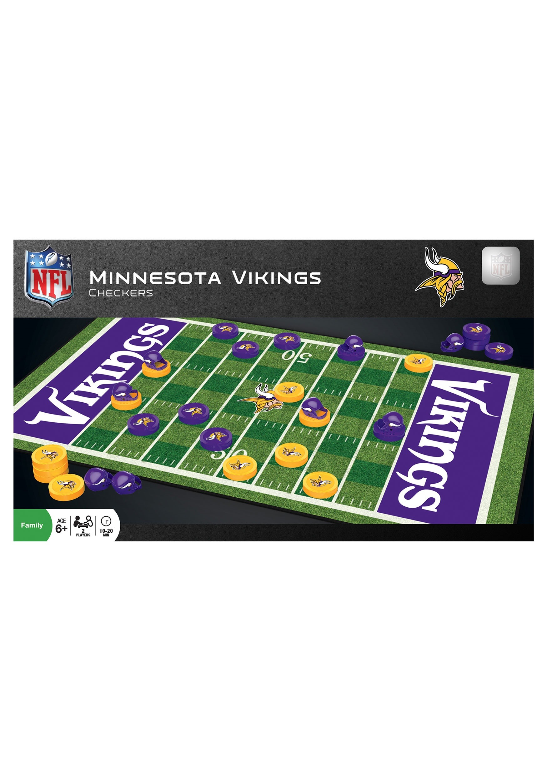 NFL MasterPieces Minnesota Vikings Checkers