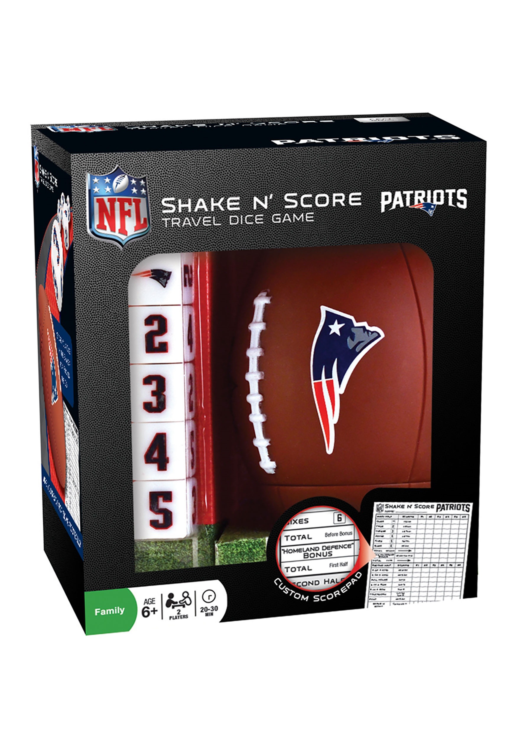 NFL New England Patriots Shake N Score