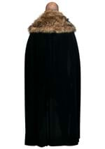 Black Faux Fur Collar Viking Cape  Alt 2