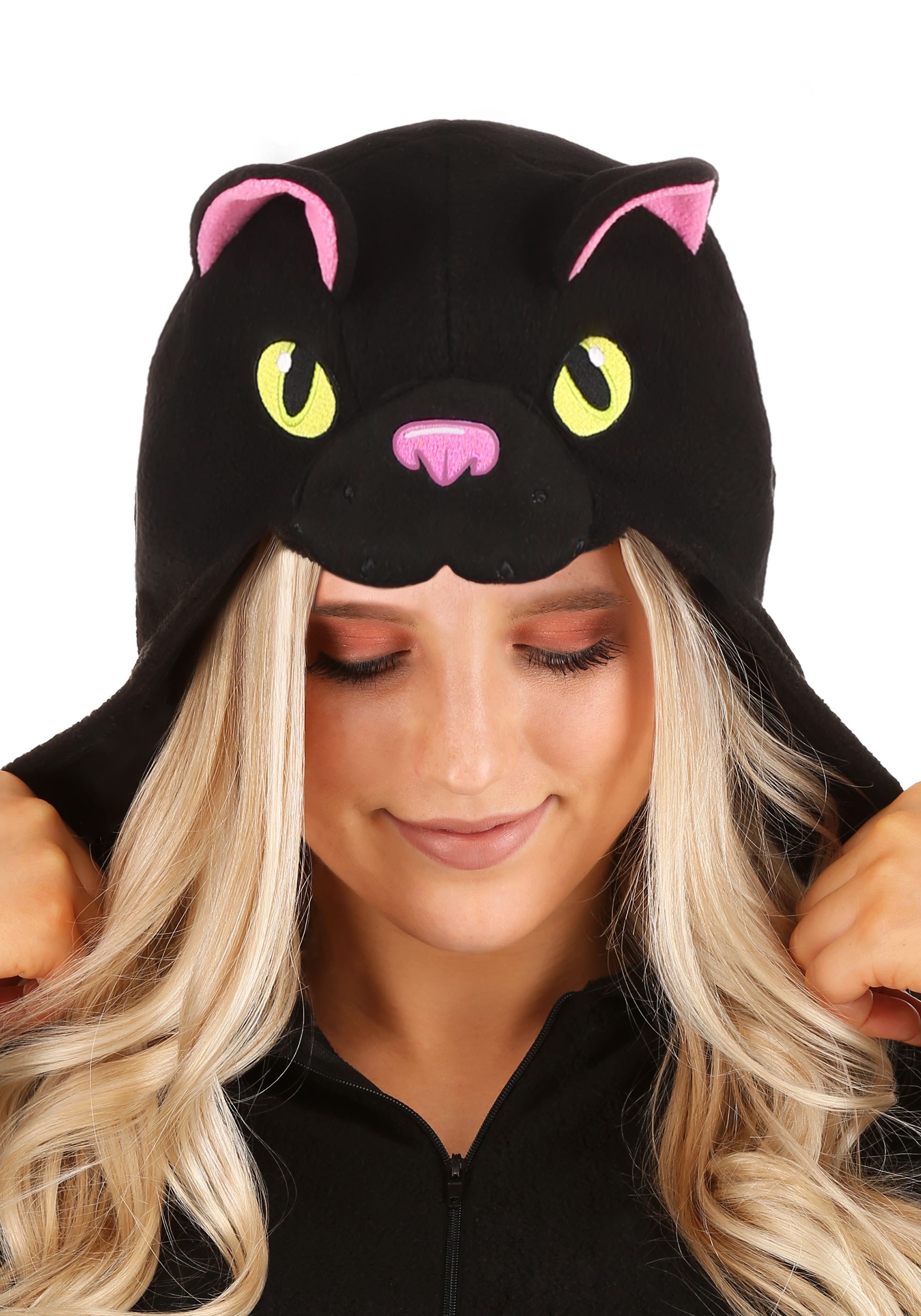 Black Cat Adult Onesie , Cat Costumes