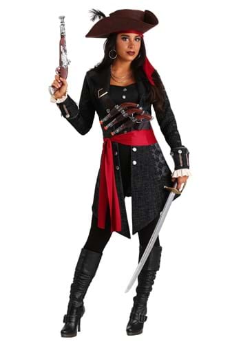 Women's Fearless Pirate Costume-0