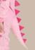 Girl's Pink Dinosaur Onesie Alt 3
