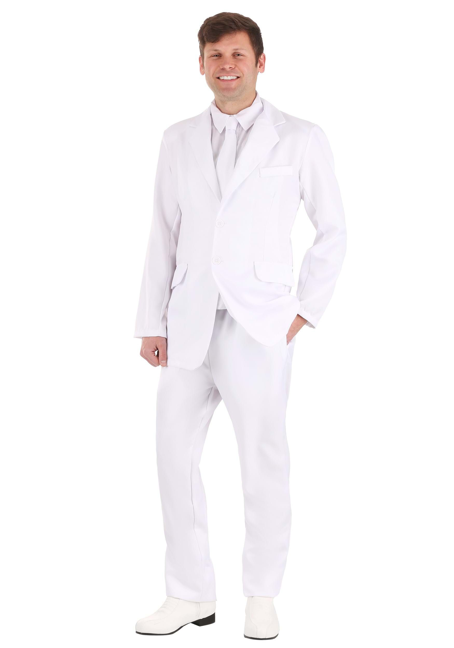 White Costume Mens Suit | 1920s Mobster Costume