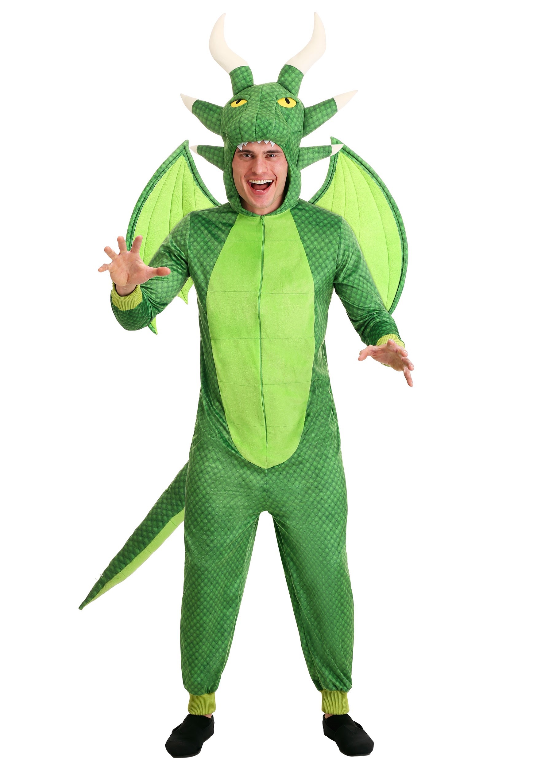 Photos - Fancy Dress Dragon FUN Costumes Untamed  Men's Costume Green FUN0755AD 