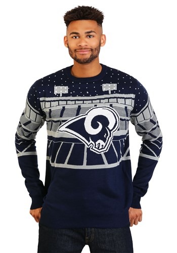 Los Angeles Rams Light Up Bluetooth Ugly Christmas Update Ma