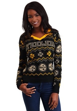 Womens Pittsburgh Steelers Light Up Bluetooth Sweater