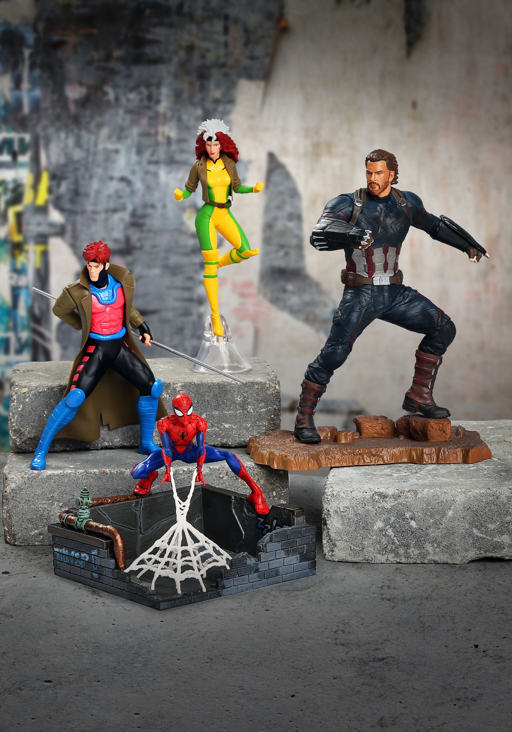 pvc marvel statues