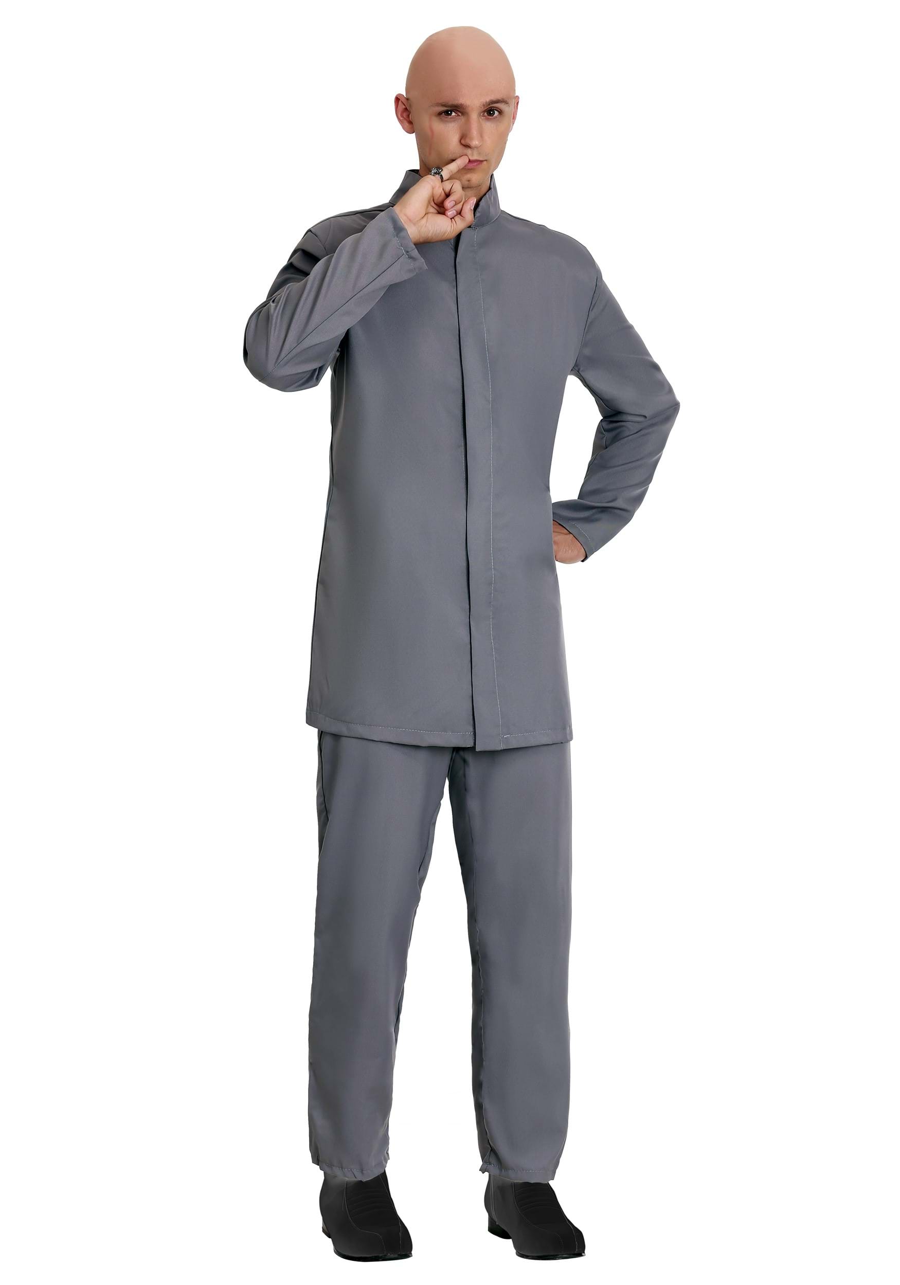 Photos - Fancy Dress Deluxe FUN Costumes  Gray Suit Costume for Men | Austin Powers Costumes Gra 