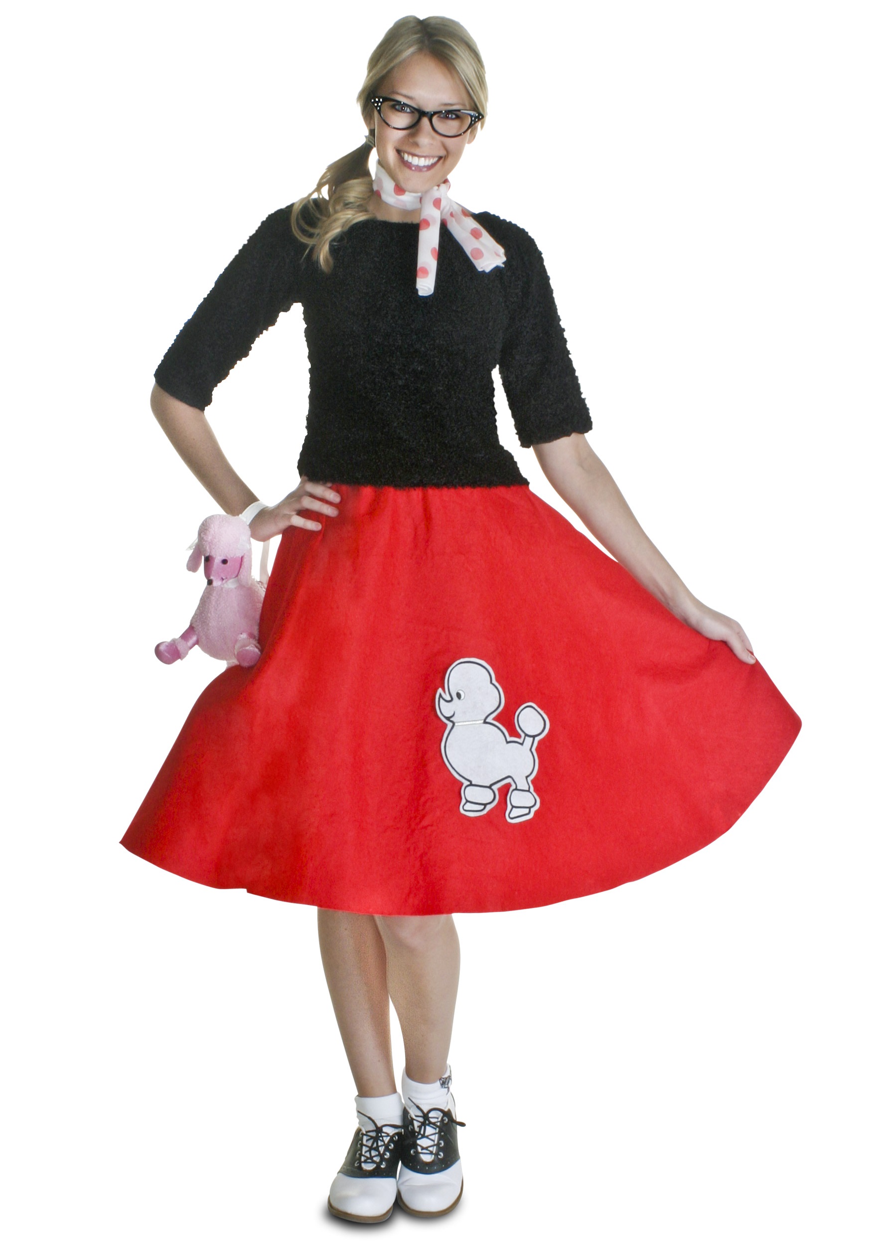 50s Rockabilly Pin Up Costume Adult Red