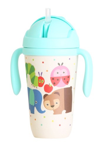 The World of Eric Carle Cup with Flip Top and Straw For Kids