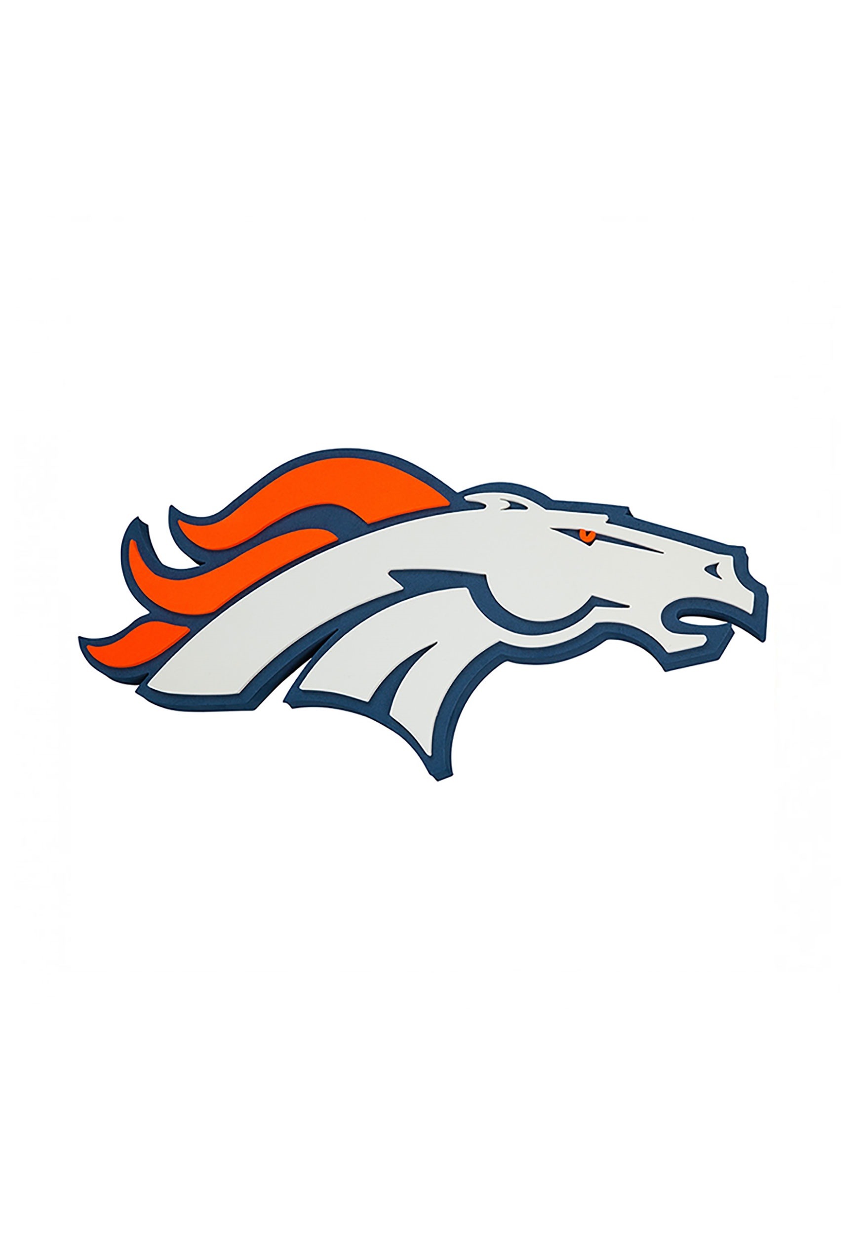 Denver Broncos NFL Logo Foam Sign