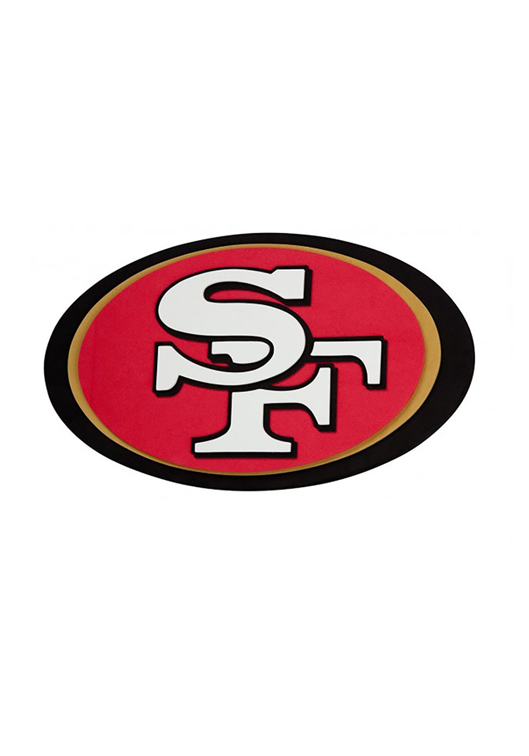 San Francisco 49ers NFL Logo Foam Sign