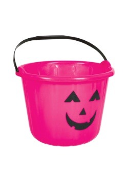 Pink Pumpkin Treat Bucket