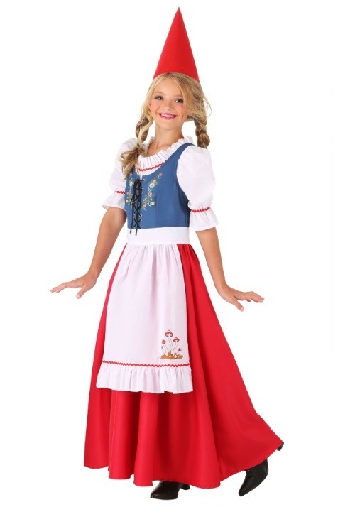 Girls Garden Gnome Costume