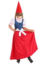 Girls Garden Gnome Costume Alt 1