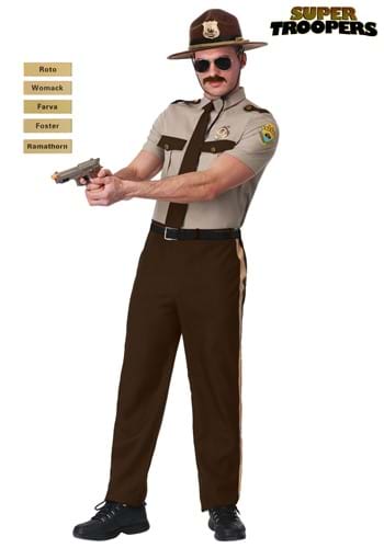 Plus Size Adult Super Troopers State Trooper Costume update2