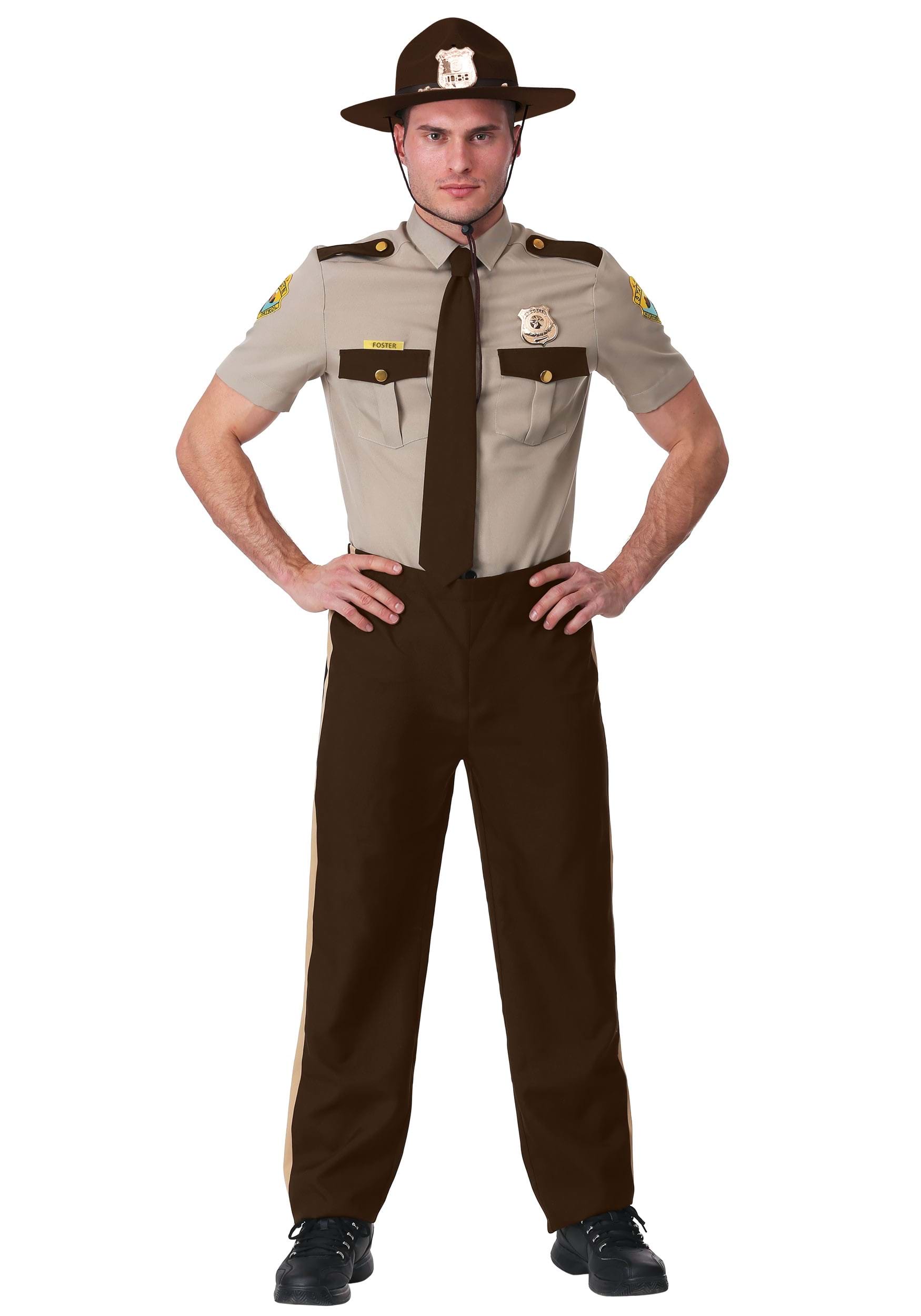 Plus Size Adult Super Troopers State Trooper Costume