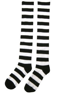 Witch's Striped Socks