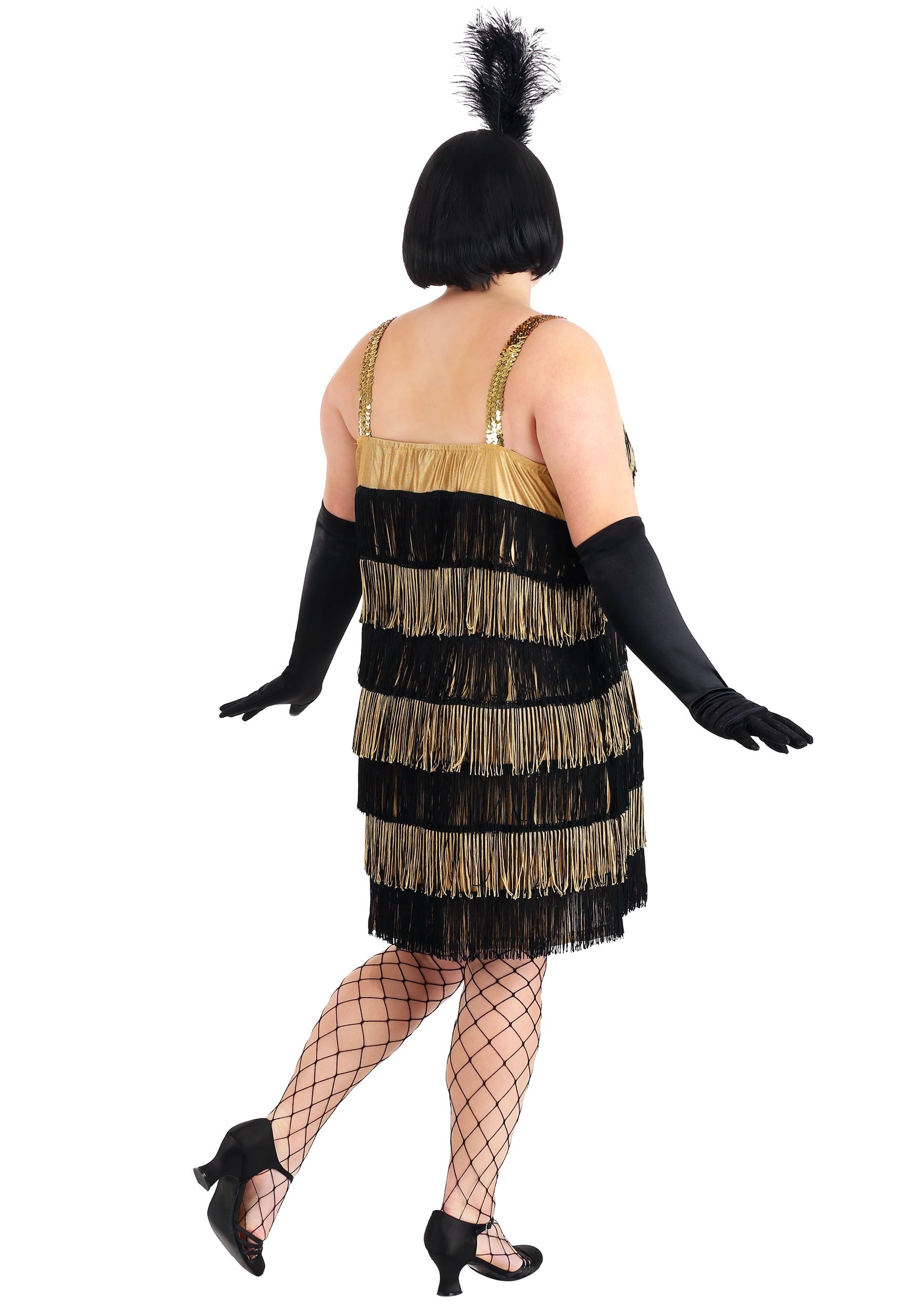Forum Novelties Unisex Child Standard Sapphire Fringe Flapper Costume Multi One Size