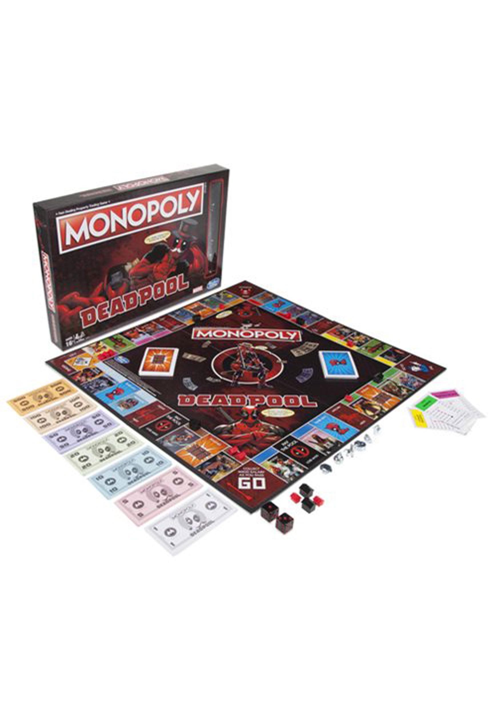 Marvel Deadpool Edition Monopoly Board Game