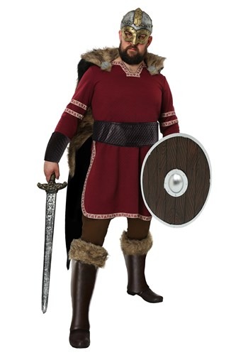 Plus Size Vikings Bjorn Ironside Costume for Men