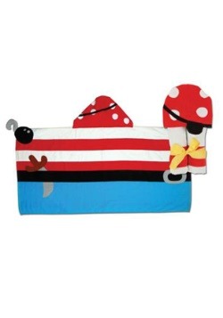 Stephen Joseph Pirate Hooded Towel