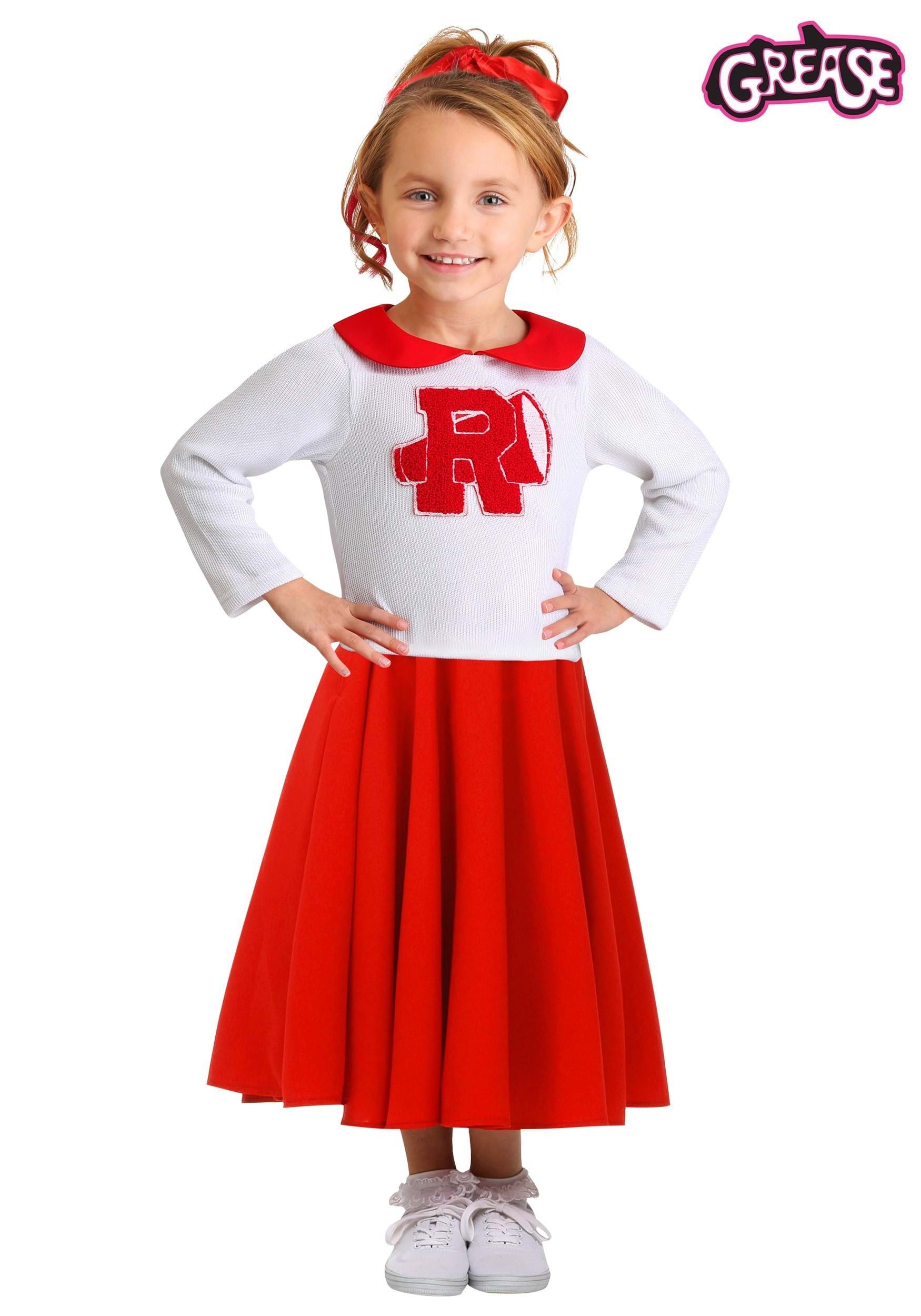 Photos - Fancy Dress Toddler FUN Costumes  Grease Rydell High Cheerleader Costume Red/White 
