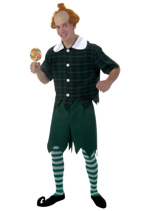 Mens Plus Size Green Munchkin Man Costume