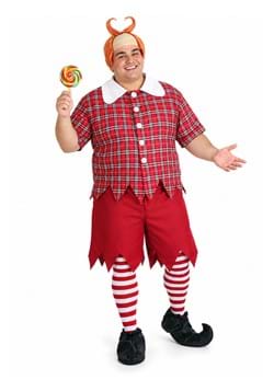 Plus Size Red Munchkin Costume for Adults upd