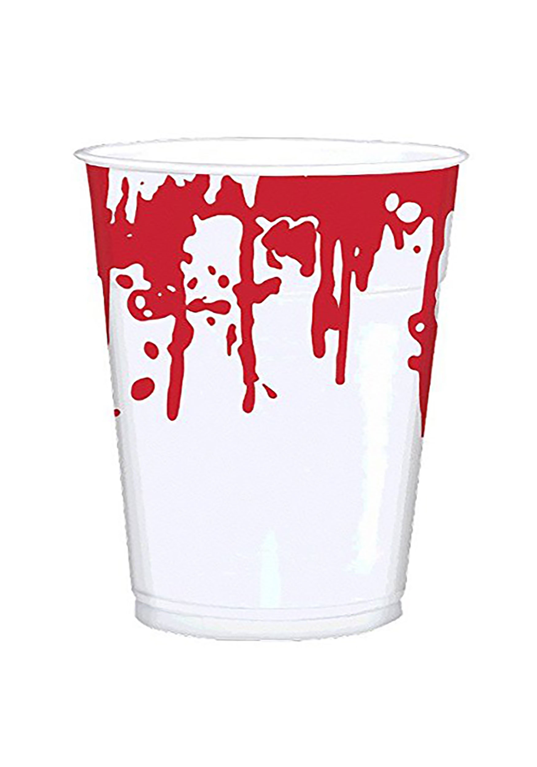 Bloody Hand Prints Halloween Party Cups - Pack of 25