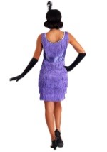 Plus Size Purple Fringe Flapper Dress