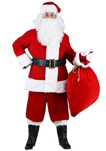 Plus Size Premium Santa Suit Costume Update Main