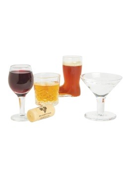Mini Cocktails 4 Piece Shot Glass Set