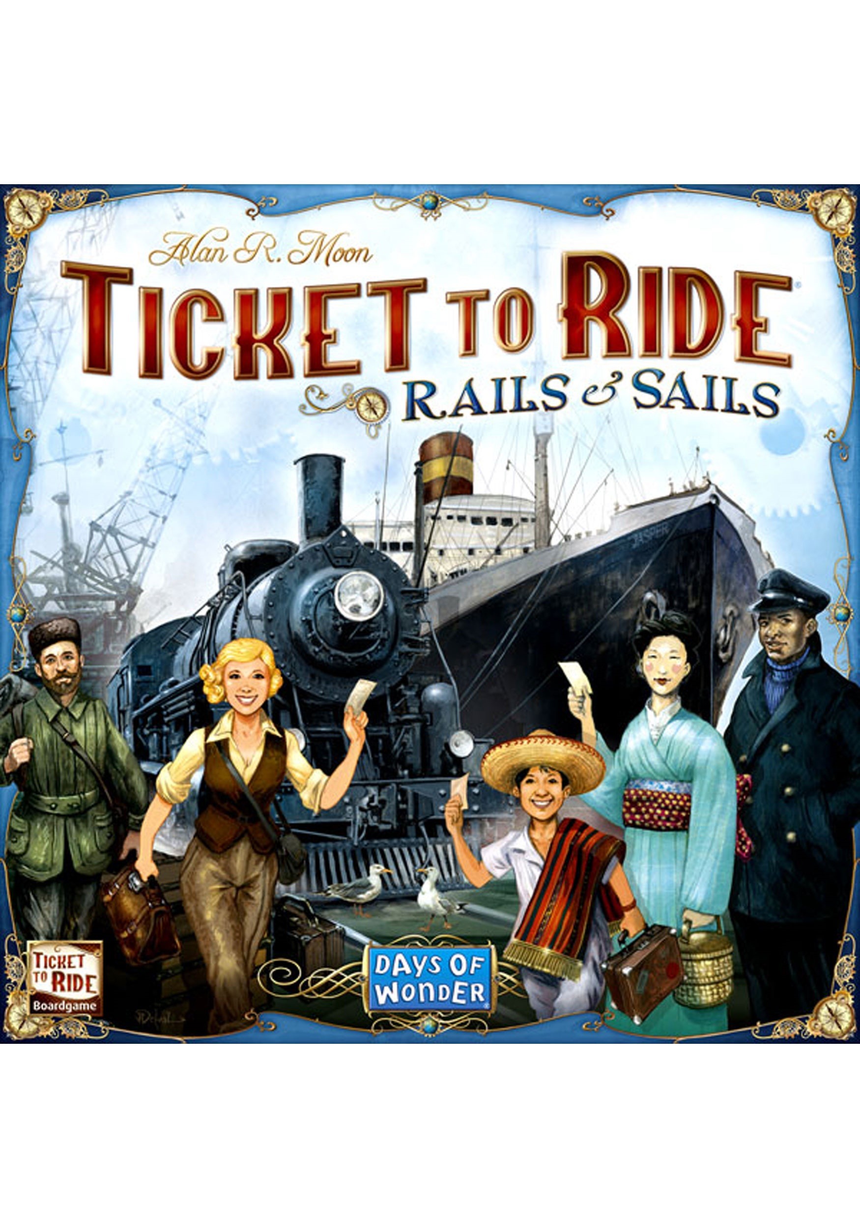 Rails and Sails Board Game Ticket to Ride