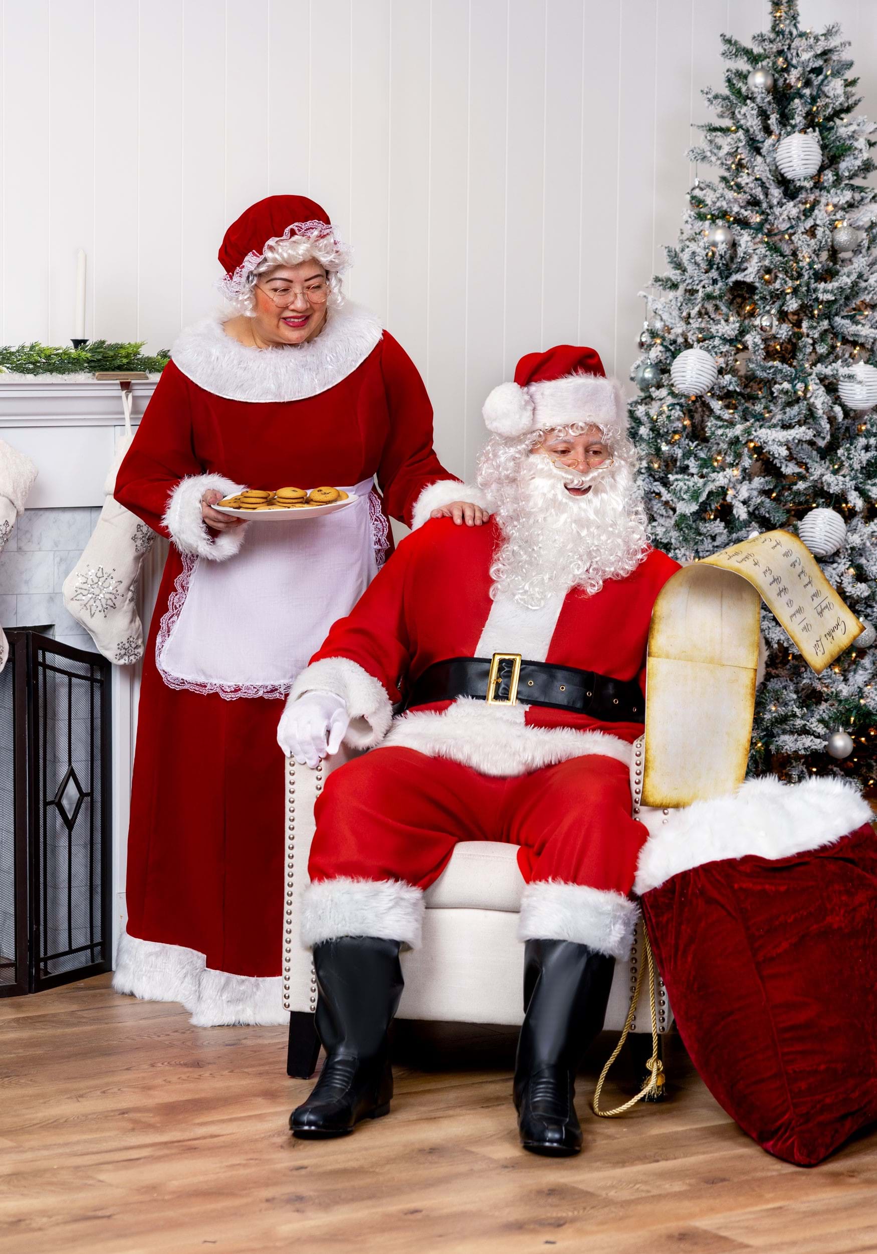 Plus Size Mrs. Claus Costume For Women