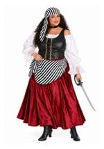 Plus Size Womens Deluxe Pirate Wench Costume New Main